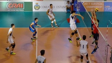 Volley: L' Under 17 vince il big match con il Belgio