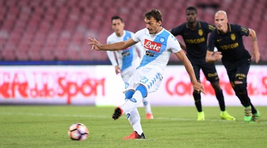 Napoli-Monaco 5-0: poker di Gabbiadini e gol di Allan, esordio per Milik