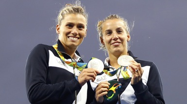 Rio2016: Tuffi. Argento Sincro per Tania Cagnotto e Francesca Dallape'