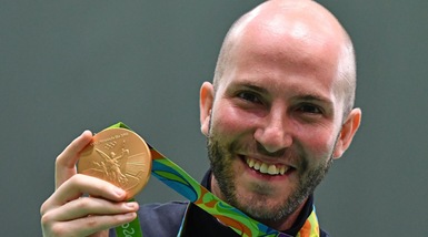 Rio 2016: Campriani è d'oro, le immagini del trionfo azzurro