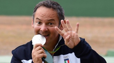 Tiro a Volo, Trap: Pellielo è medaglia d'argento