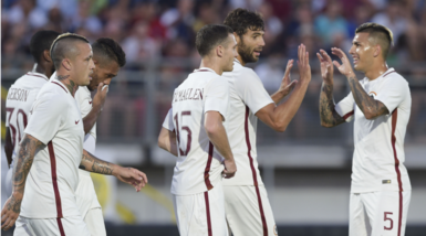 Latina-Roma 0-1: Fazio, esordio e gol. Debutto anche per Vermaelen