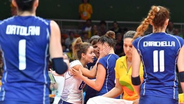 Volley: Rio 2016, l'Italia femminile è aritmeticamente fuori