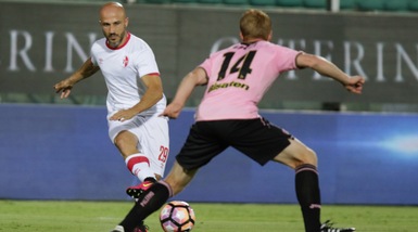 Coppa Italia, Palermo-Bari 1-0: rosanero avanti all'ultimo minuto