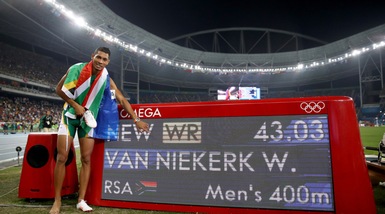 Rio 2016, Van Niekerk: oro e record del mondo nei 400 metri