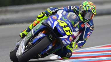 MotoGp Brno, Rossi: «Mi sono trovato nel traffico»