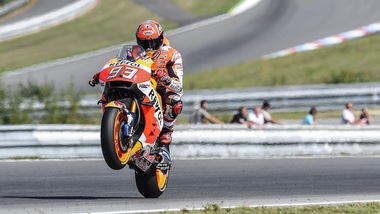 MotoGp Brno, Marquez: «Non mi aspettavo la pole»