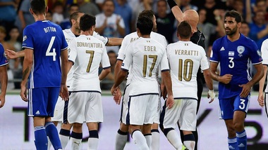 Chiellini: «Una serata no per me. Ma che forte l'Italia!»