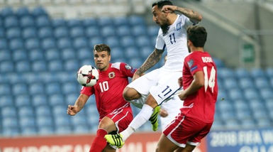 Gibilterra-Grecia 1-4: poker e gol di Torosidis