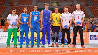 Volley: Europei U. 20, Sbertoli e Galassi nel "dream team"