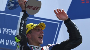 Moto2: Baldassarri super, vince a Misano