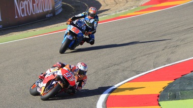 MotoGp, Aragon: la pole è per Marquez, Rossi sesto