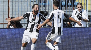 Serie A, Empoli-Juventus 0-3: festa Allegri con Dybala e Higuain