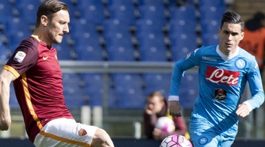 Spagna, Callejon non ha dubbi: «Totti l'italiano più grande»