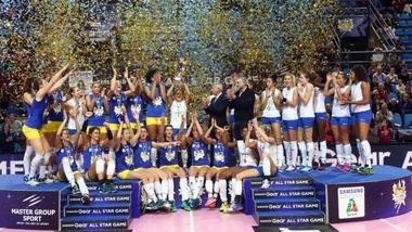 Volley: A1 Femminile, la sfida fra le stelle la vince la squadra blu