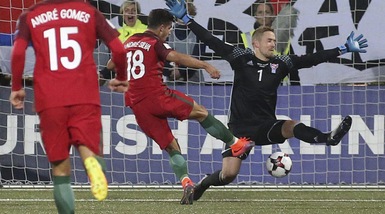 Isole Faroe-Portogallo 0-6: André Silva fa tris