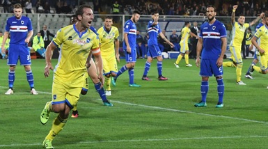 Pescara-Sampdoria 1-1: autogol e gol di Campagnaro, Caprari sbaglia un rigore