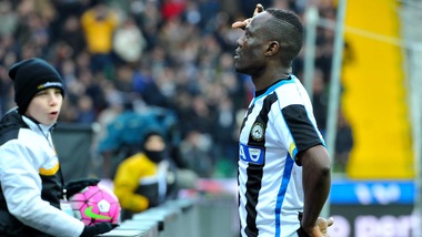 Serie A Udinese, Badu: «Grazie a tutti. Sono pronto per il Pescara»