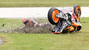 MotoGp Phillip Island, Marquez: «Voglio scusarmi con il mio team»