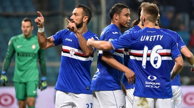 Serie A, Sampdoria-Inter 1-0. Risolve Quagliarella, De Boer sempre più in bilico