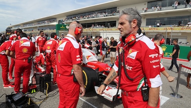 F1 Ferrari, Arrivabene: «Buona strategia, Seb ha meritato il podio»