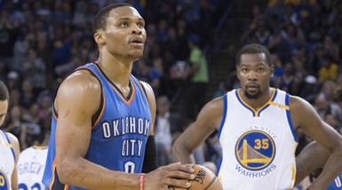 Basket NBA, Durant batte Westbrook: che sfida tra i due ex compagni