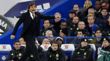 Chelsea, manita all'Everton: Conte re per una notte