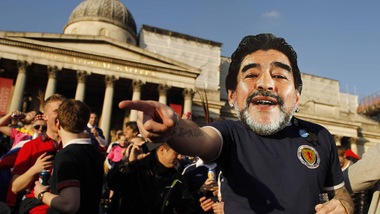 Inghilterra-Scozia, per i tre leoni c'è lo spauracchio...Maradona!