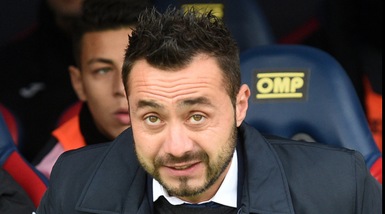 Palermo, Zamparini conferma De Zerbi sulla panchina siciliana