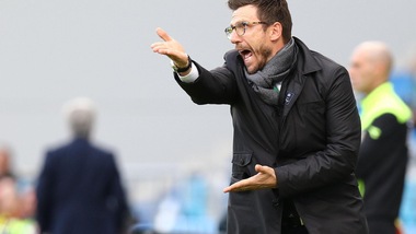 Serie A Sassuolo, Di Francesco: «Dobbiamo avere fame. Out Defrel»