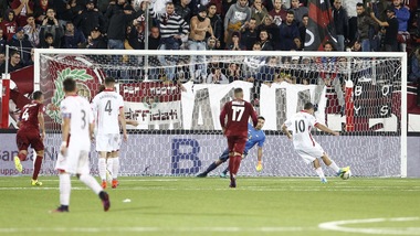Serie B, Trapani-Carpi 0-1: Catellani su rigore. Calori già soffre
