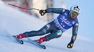 Sci: Fill secondo in discesa a Val d'Isere