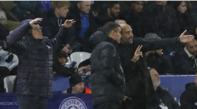 Ranieri, il trionfo sul Manchester City in cento mosse