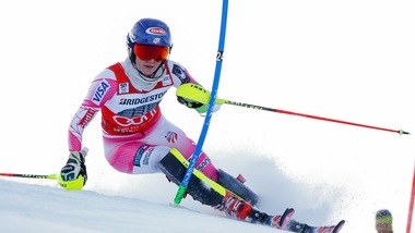 Sestriere, in testa l'americana Shiffrin: Curtoni al 13° posto