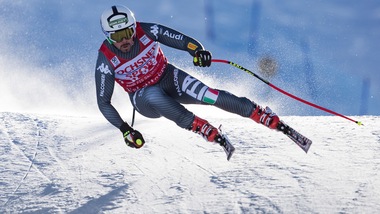 Fill terzo nella prima prova libera Val Gardena