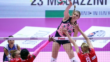 Volley: A1 Femminile, Casalmaggiore va sotto ma poi batte Bergamo