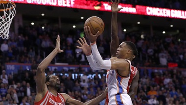 Sorrisi per Gallinari e Belinelli. Westrbook come Magic. Super rimonta Rockets