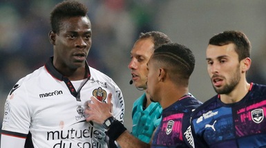 Nizza, Balotelli graziato: 2 turni di squalifica