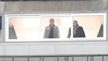 Coppa Italia, Sarri squalificato guarda la gara dal box