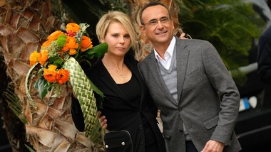 Carlo Conti e Maria De Filippi a Sanremo