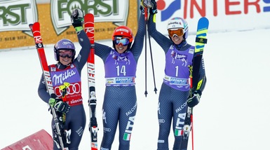 Sci, Brignone trionfa a Plan de Corones. Bassino grande terzo posto