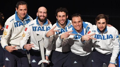 Scherma, Cdm spada: Italia vince ad Heidenheim, battuta la Francia