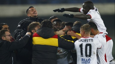 Serie B, Verona-Benevento 2-2: Cisse e Lucioni non bastano