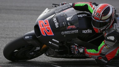 MotoGp Aprilia, Lowes: «I tempi nei test non sono un problema»