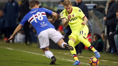 Non basta Dzemaili; Sampdoria-Bologna termina 3-1