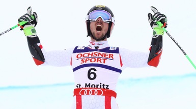 Sci, slalom St. Moritz: oro a Hirscher, Tonetti primo azzurro