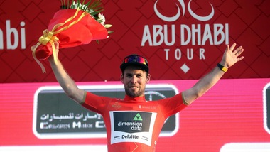 Abu Dhabi Tour, tappa e maglia rossa a Cavendish
