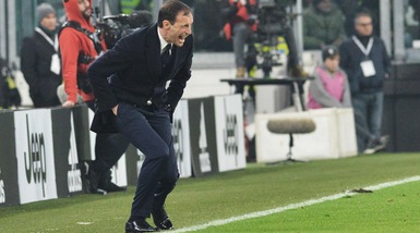 Juventus, Allegri: «Dal campo mi sembravano entrambi rigori»
