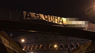Coppa Italia, il derby è iniziato: «A.S. Roma m....»