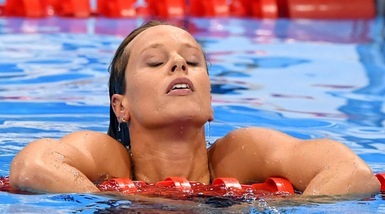 Nuoto, Pellegrini terza a sorpresa nei 100 dorso
